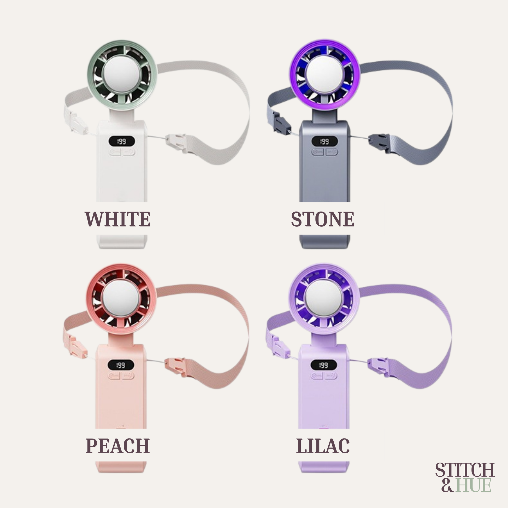 STITCH AND HUE ICYCOOL™  HANDHELD COOLING FAN - image 9