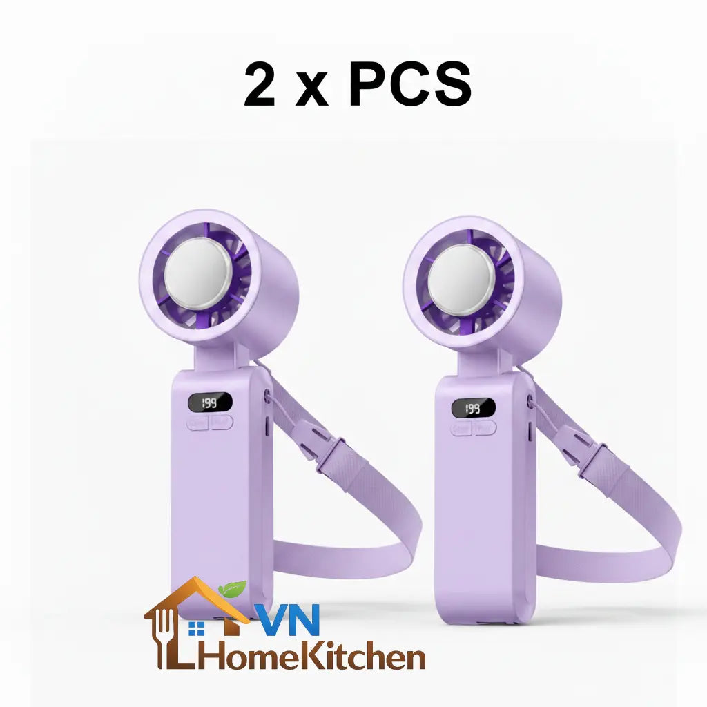 Upgraded Handheld Portable Turbo Fan with Ice Cooler & Variable Speed - image 13