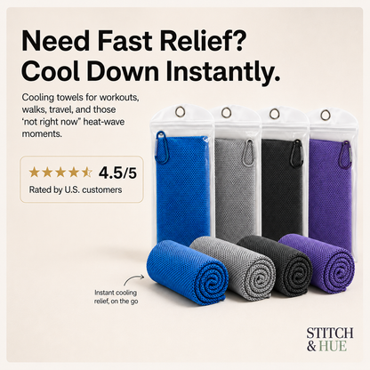 STITCH AND HUE COOLING TOWEL - image 1