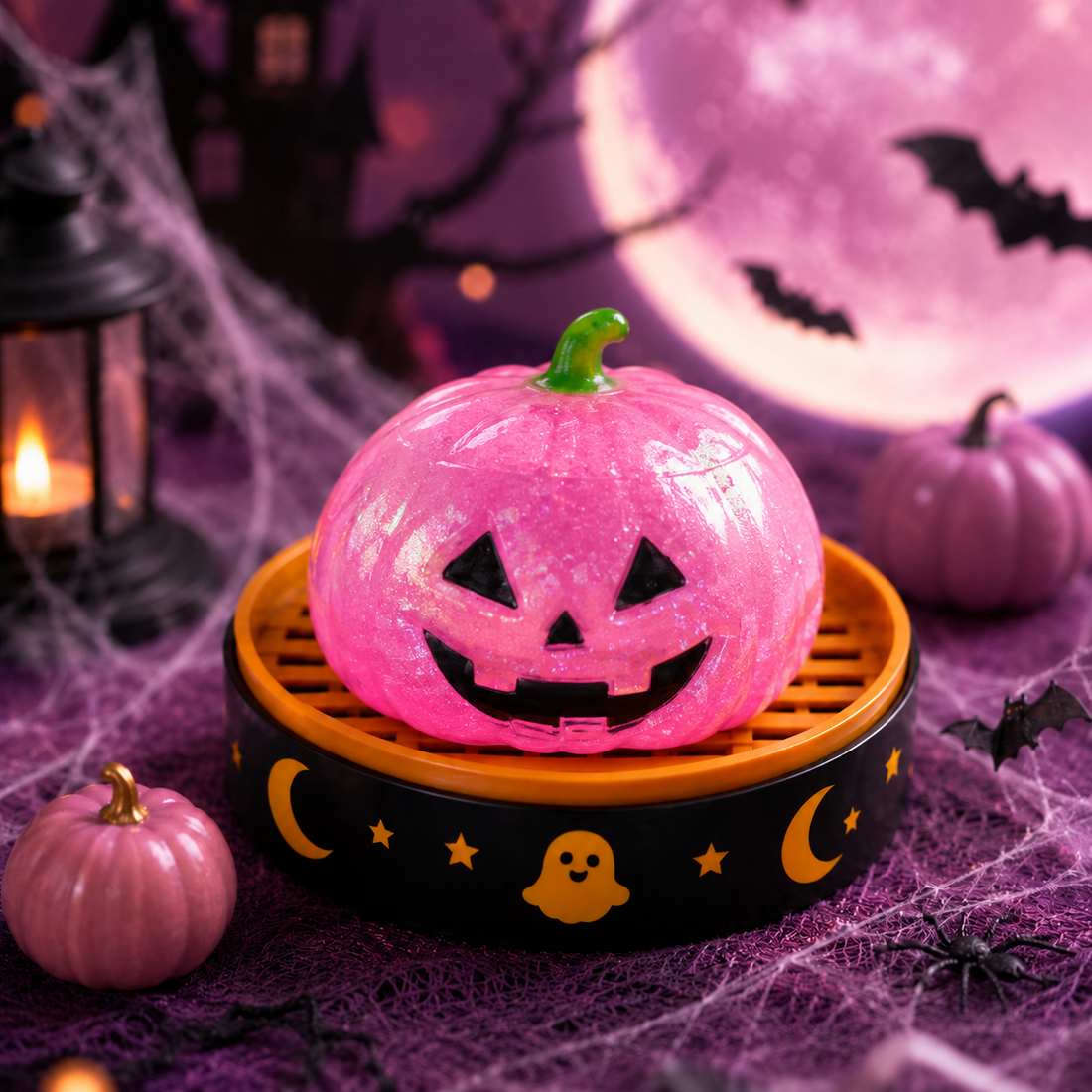 Pink pumpkin Halloween Squishy