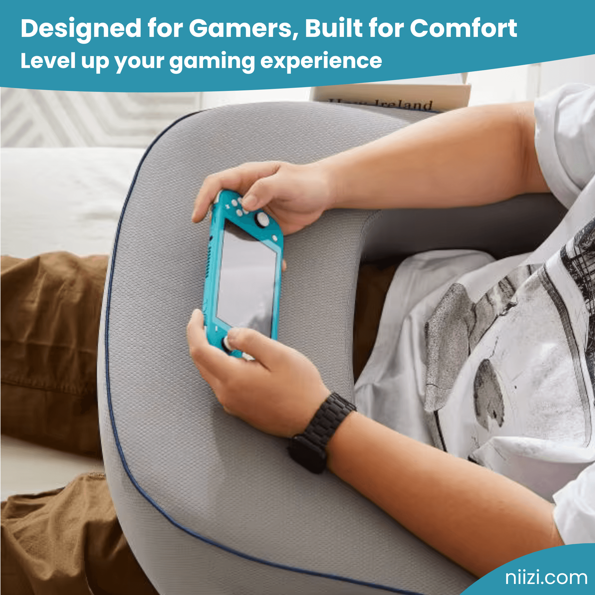 Gaming above the pillow
