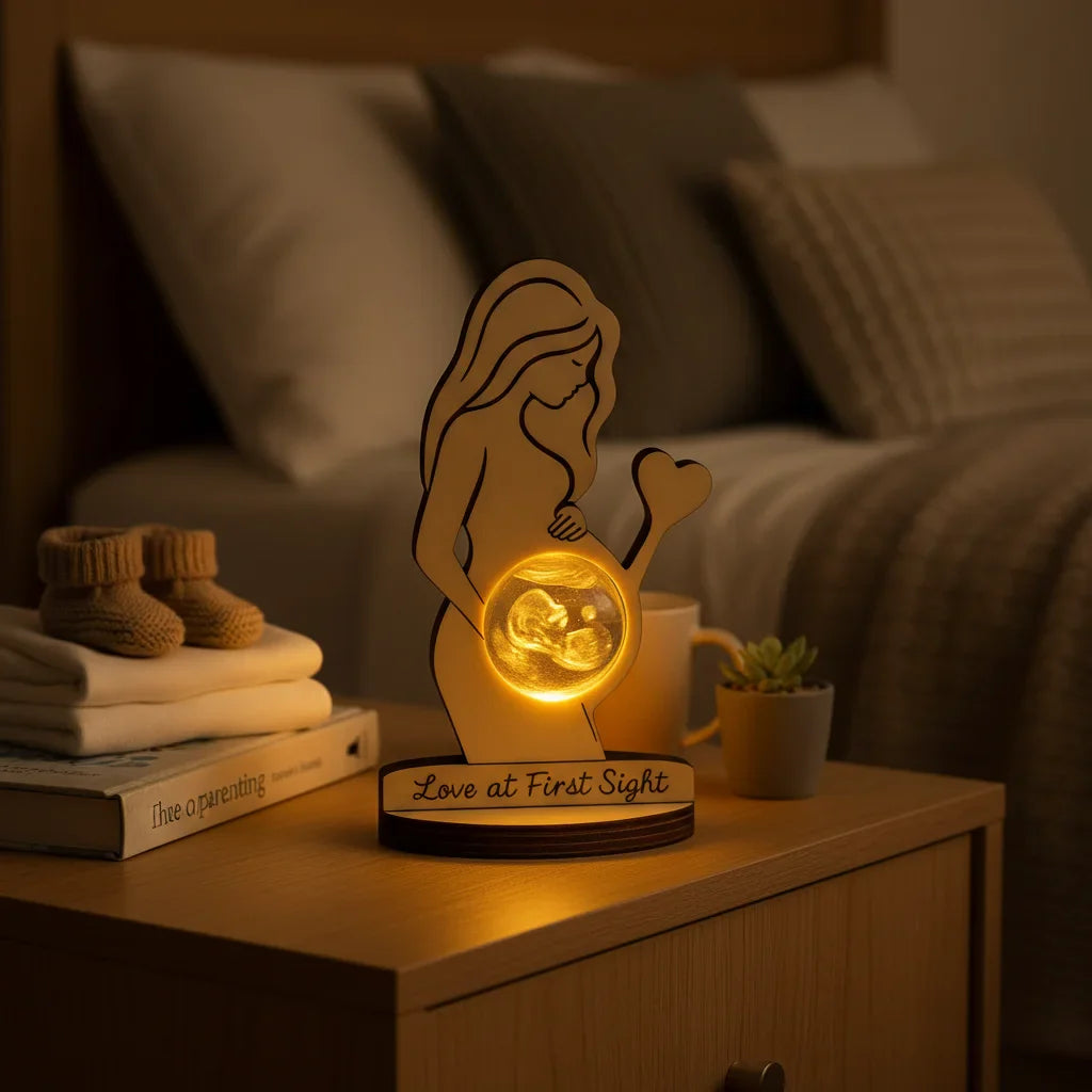 LumaNest™ Personalized Crystal Lamp