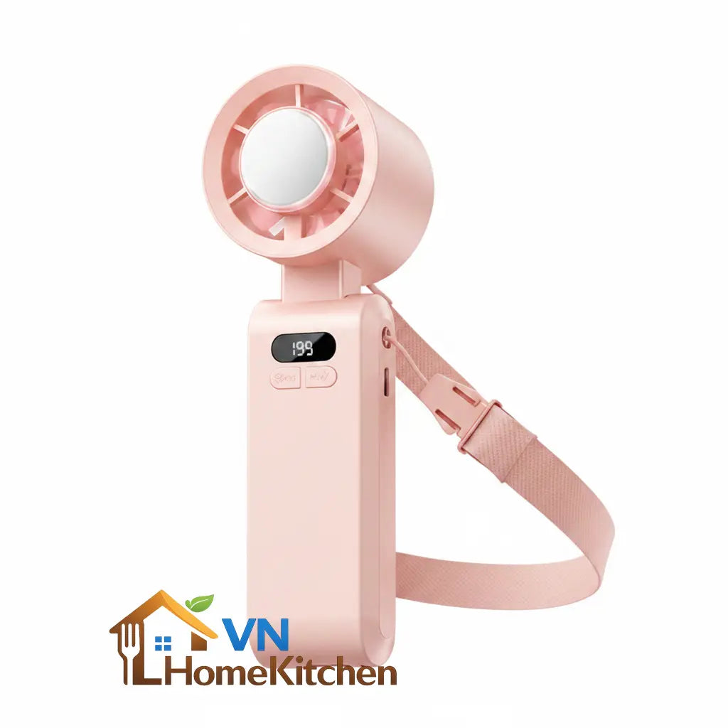 Upgraded Handheld Portable Turbo Fan with Ice Cooler & Variable Speed - image 9