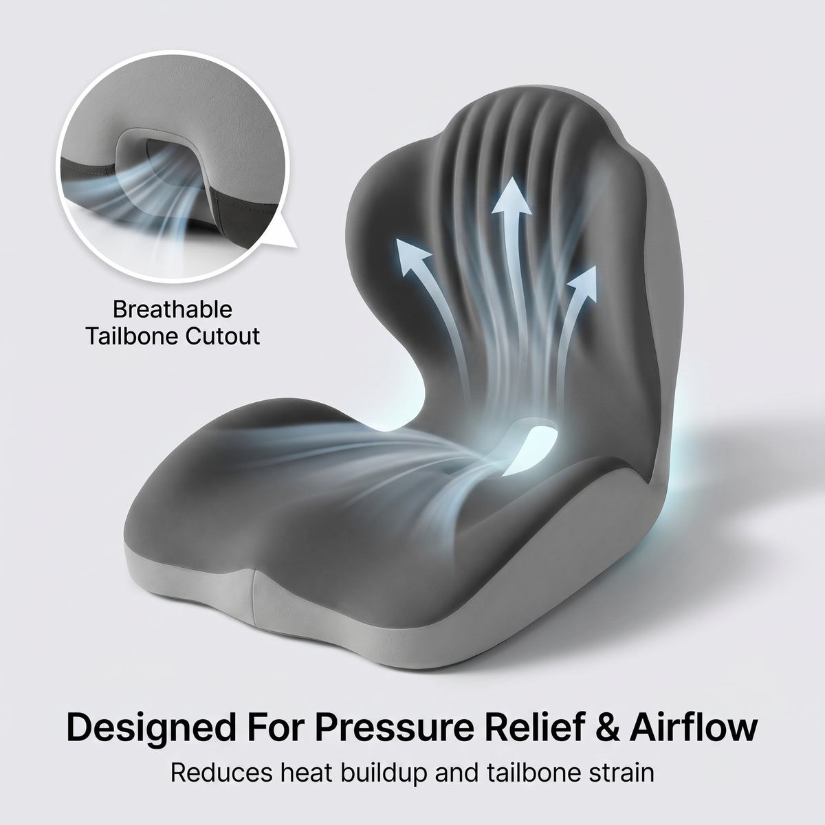 Ergonomic Back Support Seat Cushion, photo 4