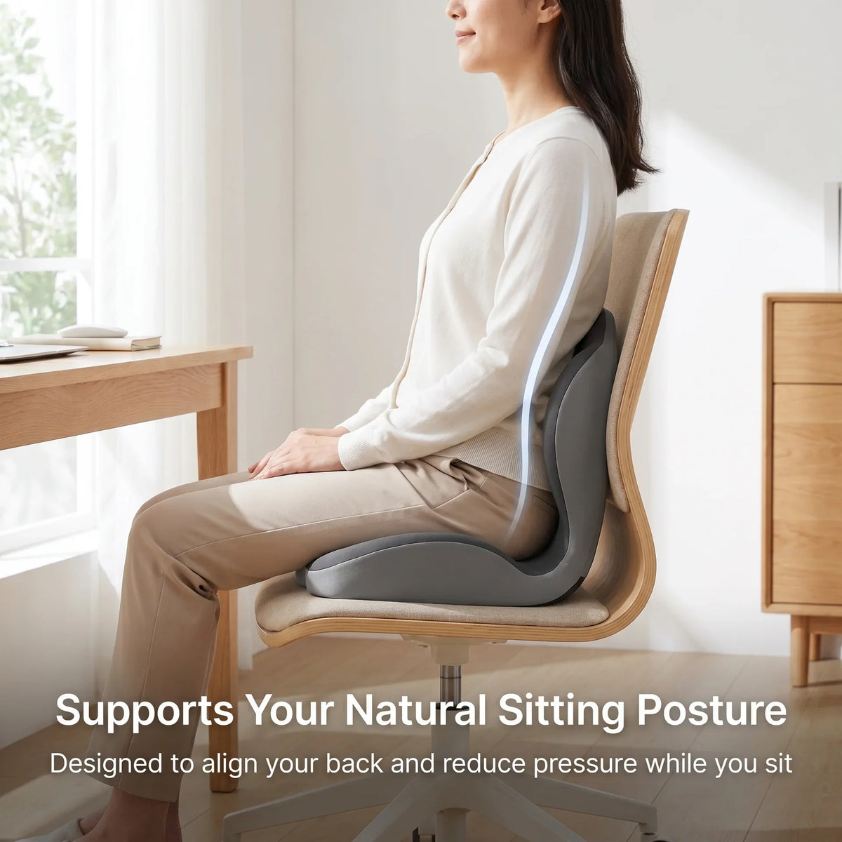 Ergonomic Back Support Seat Cushion, photo 3