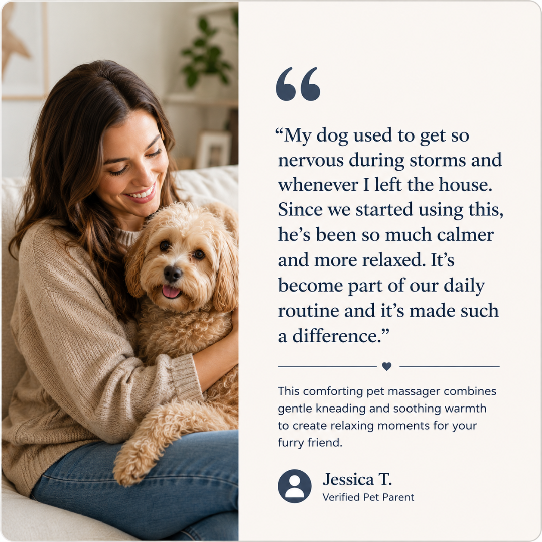 PawEase™ Calming Dog Massager