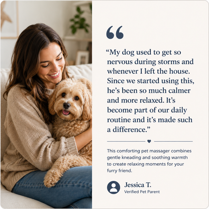PawEase™ Calming Dog Massager