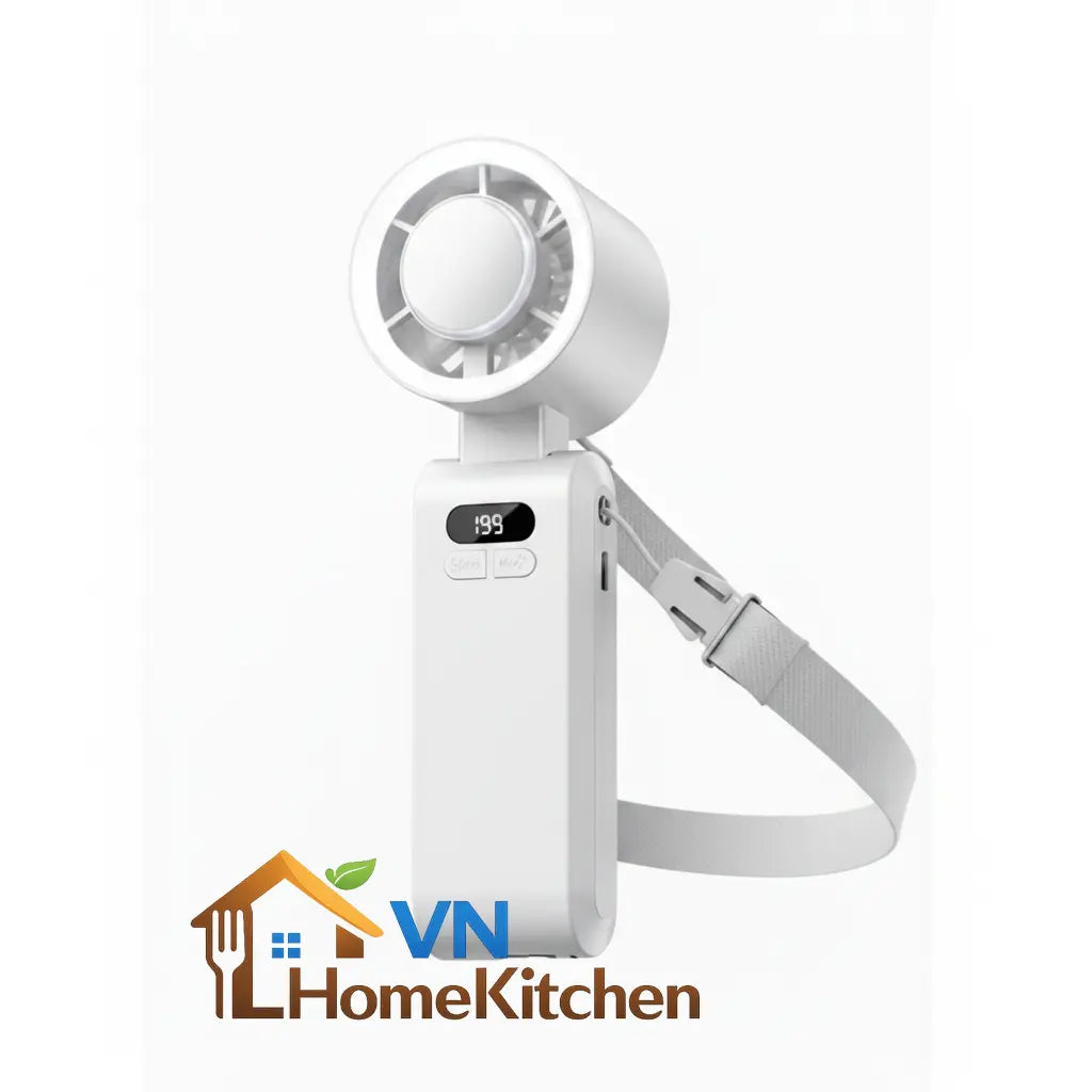 Upgraded Handheld Portable Turbo Fan with Ice Cooler & Variable Speed - image 12